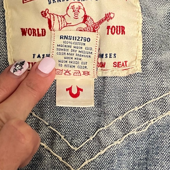 True Religion Jimmy Super T Denim Jacket Size S - Picture 6 of 7